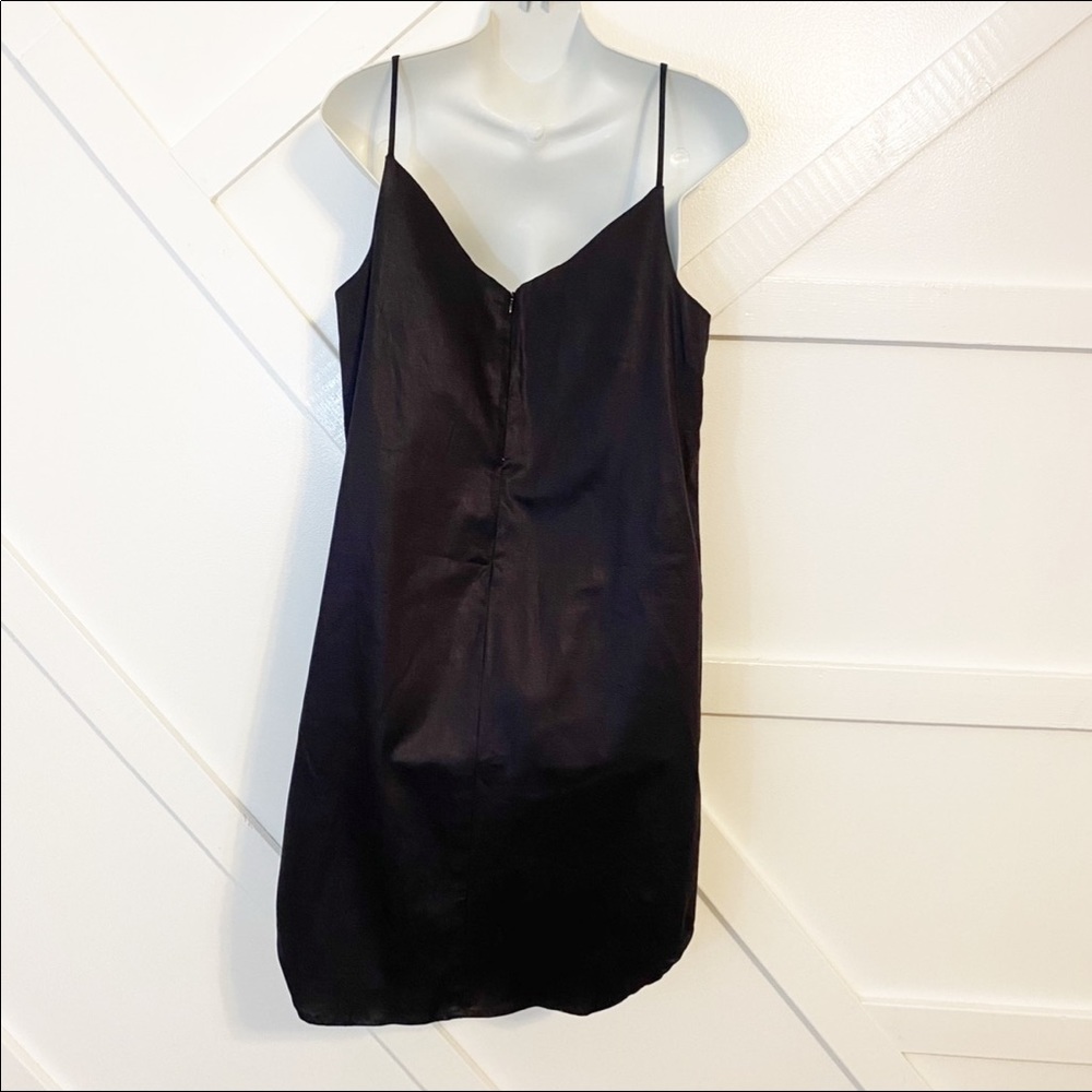 Toit Volant Sleeveless Mini Dress Black Sz M - Picture 3 of 9